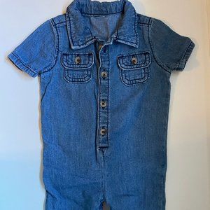 Baby Unisex Denim Jumper